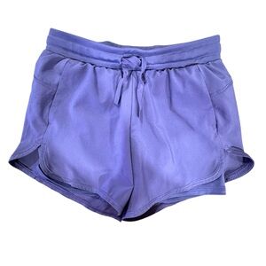 All in Motion Girls Athletic Lined Shorts Purple/Blue Size Medium 7-8